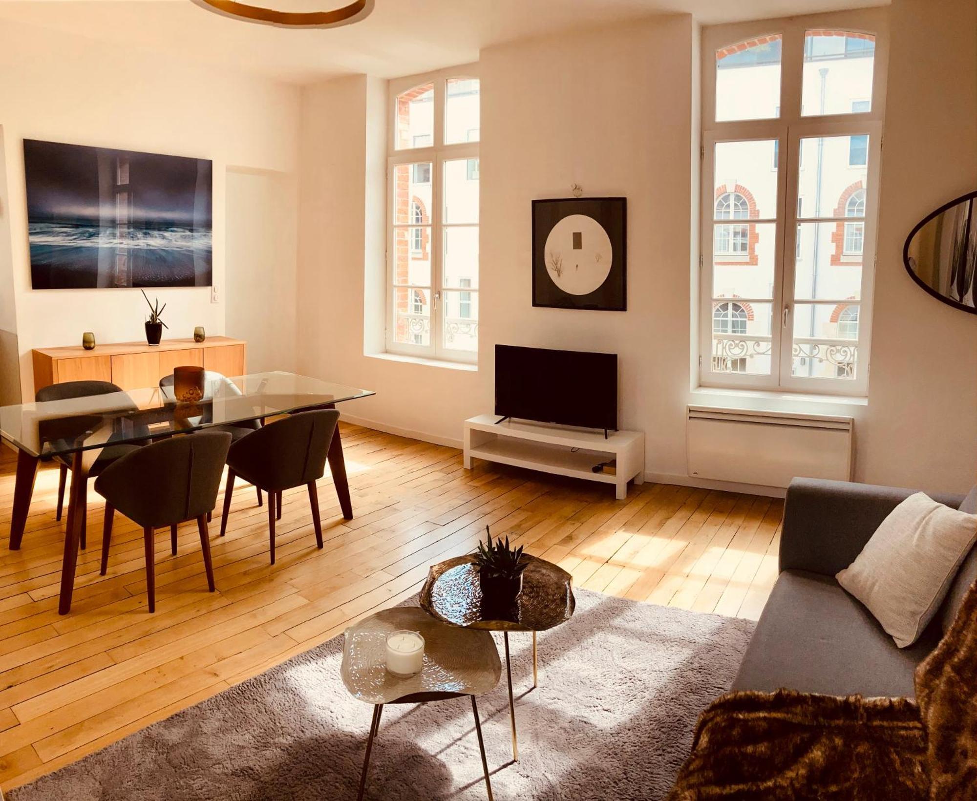 ריימס So Guest- Luxueux Appartement, Ancienne Maison De Champagne Proche Cathedrale מראה חיצוני תמונה